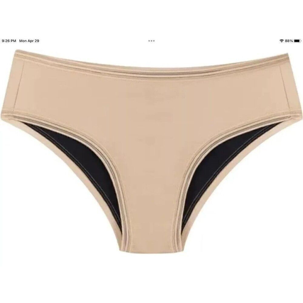 Thinx Cheeky Period Light Absorbency Underwear Size 2XL Beige NEW